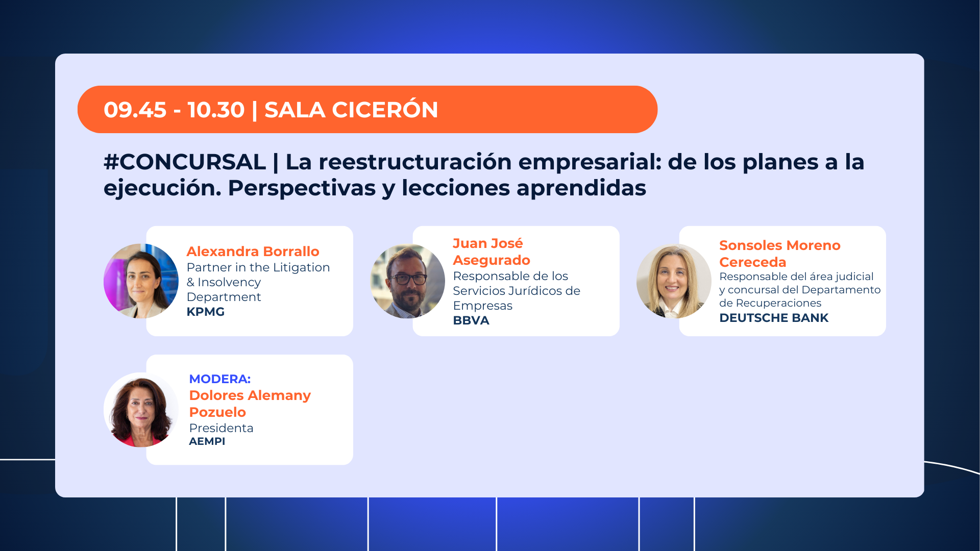 La reestructuración empresarial: de los planes a la ejecución. Perspectivas y lecciones aprendidas