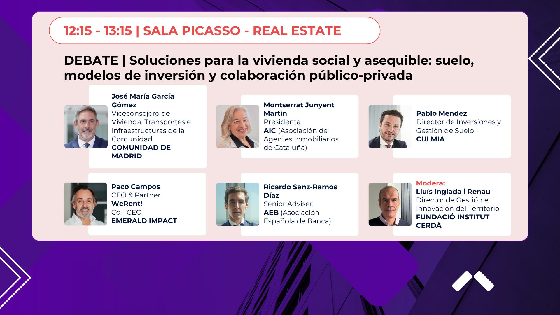 Soluciones para la vivienda social y asequible: suelo, modelos de inversión y colaboración público-privada.